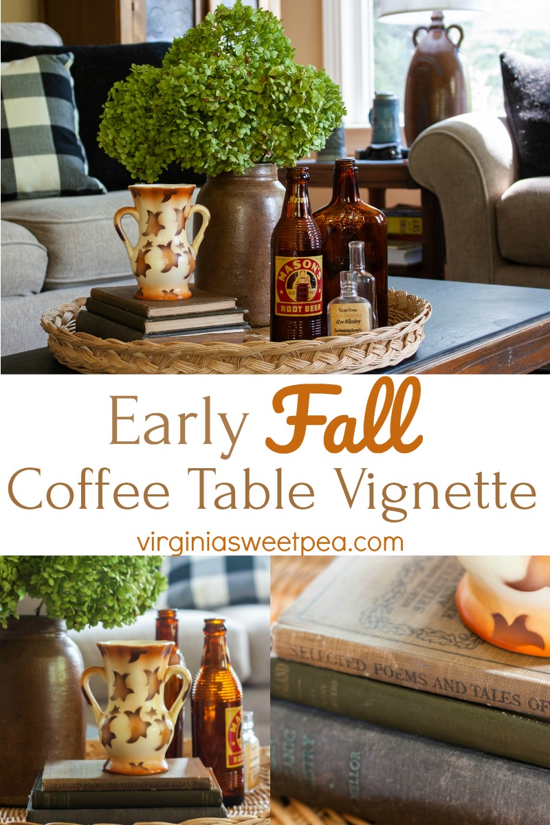 Early Fall Coffee Table Vignette