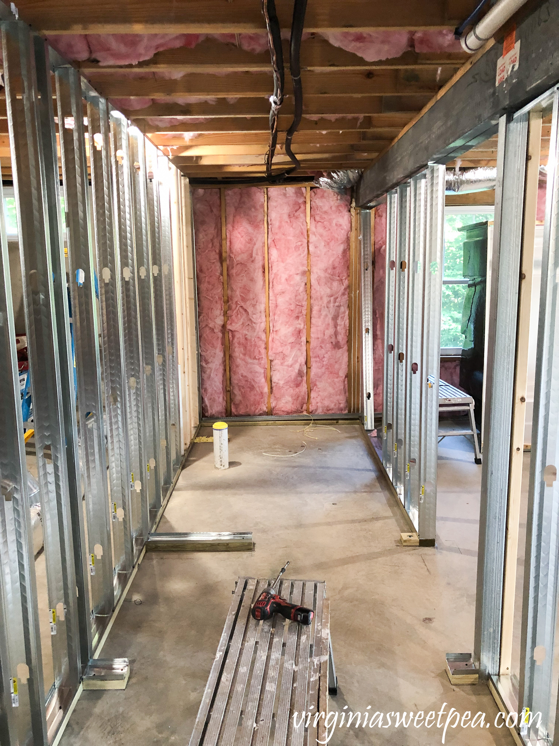 Lake House Basement Project - HVAC work