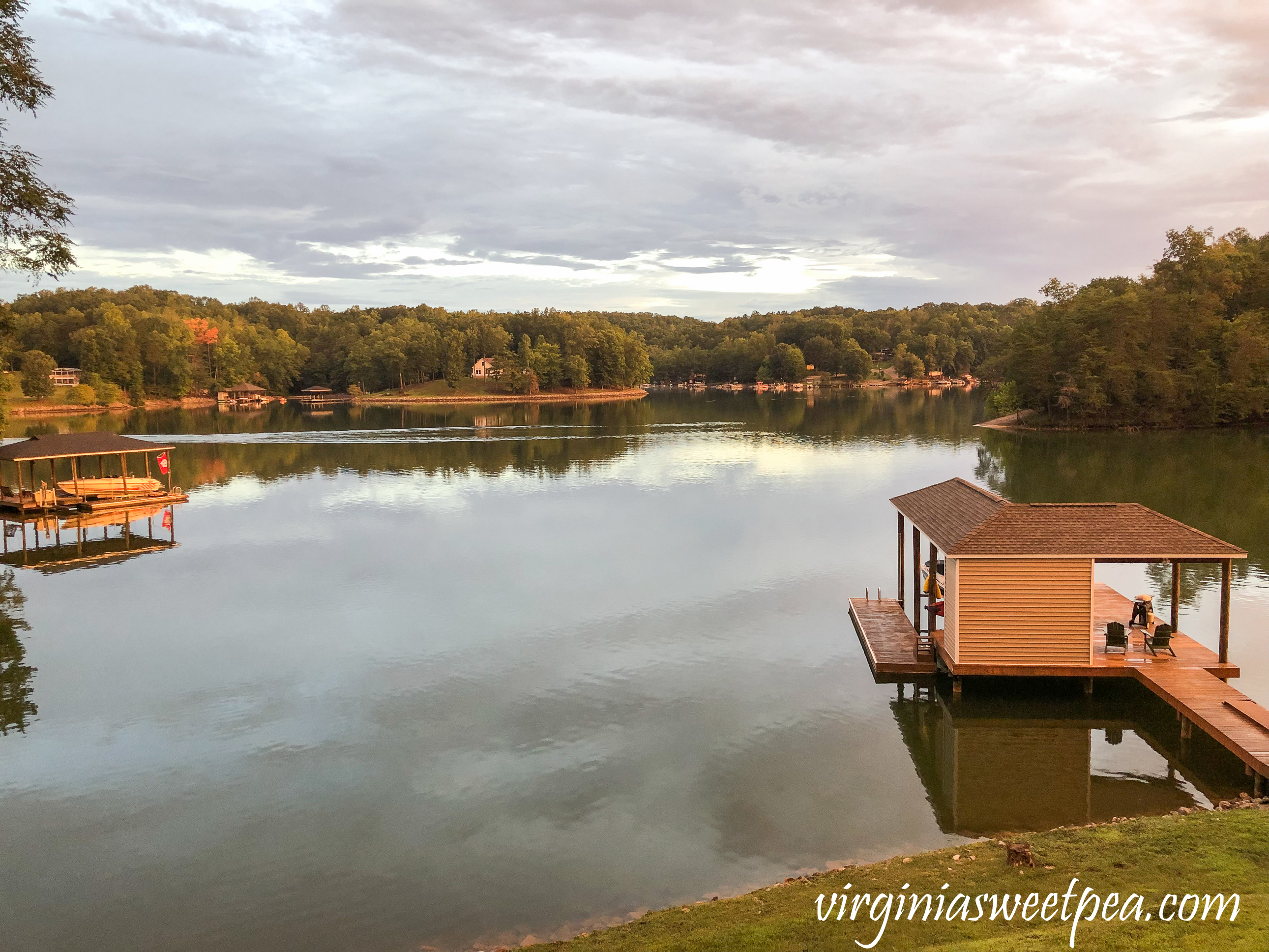 Lake view at Smith Mountain Lake, Virginia