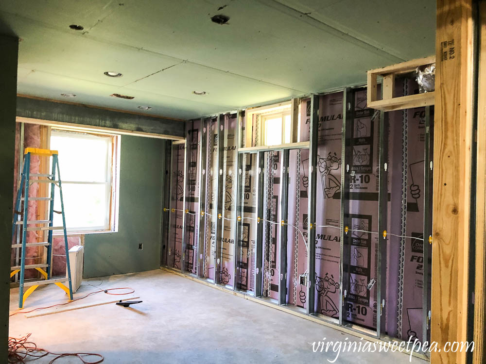 Drywalling a basement