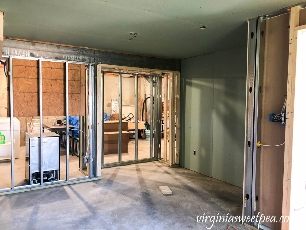 Drywalling a basement