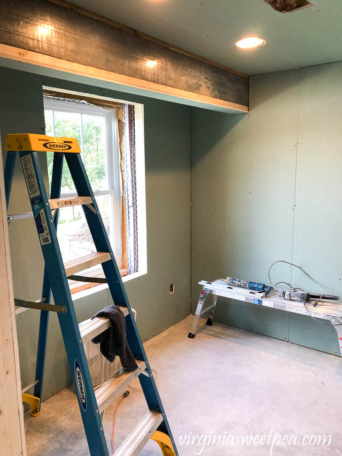 Drywalling a basement