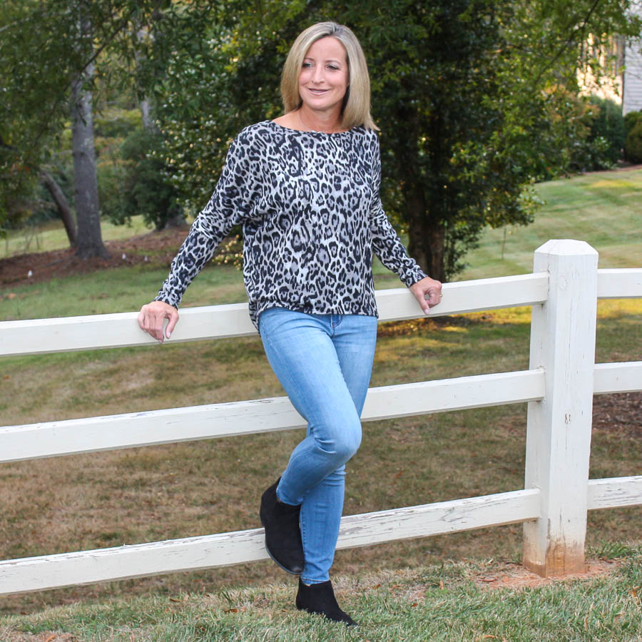 Stitch Fix Review for October 2019 - Fortune + Ivy Alannis Dolman Sleeve Knit Top