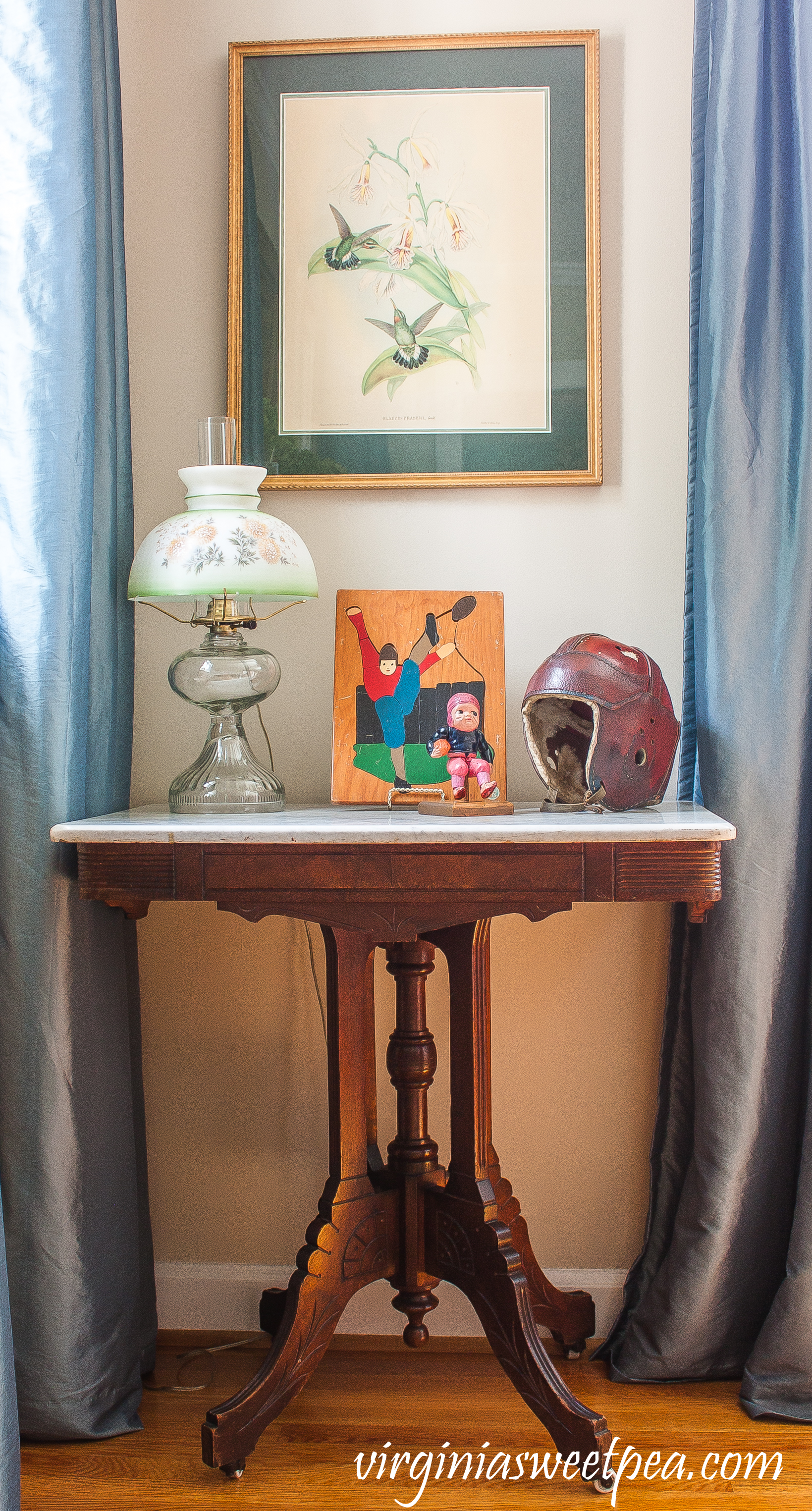 Vintage football vignette