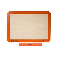 Silpat Silicone Baking Mat with Storage Band, Half Sheet Size, 11-5/8" x 16-1/2"