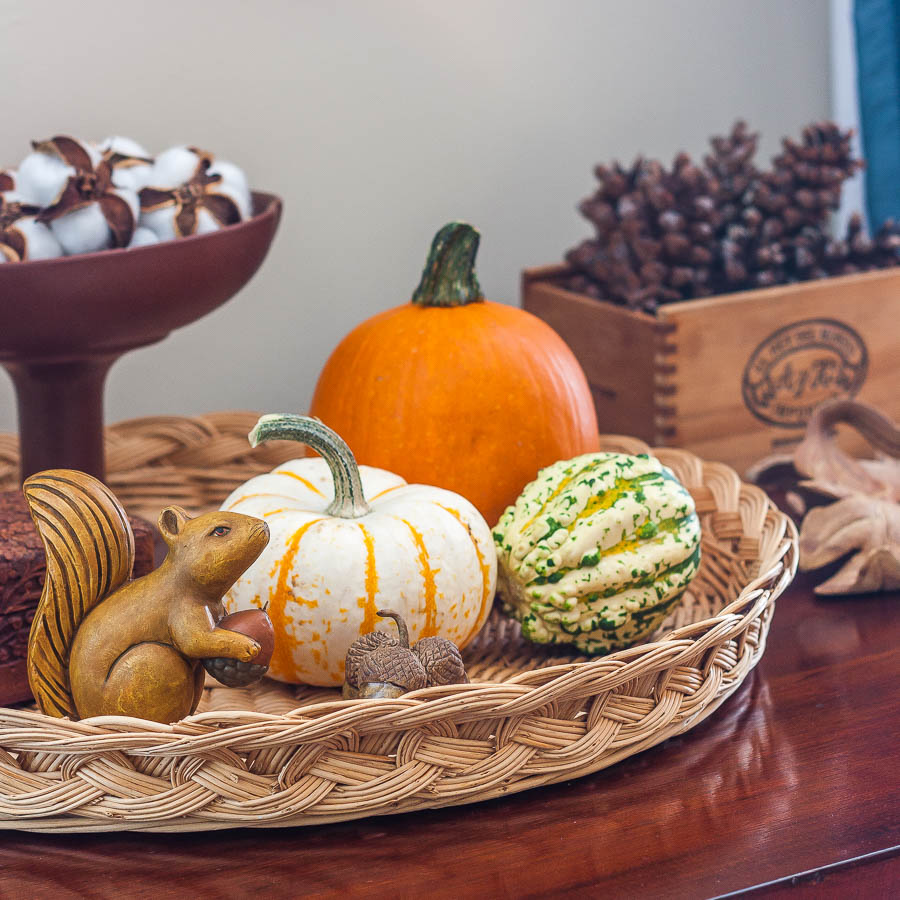 Decorating with Vintage for Fall
