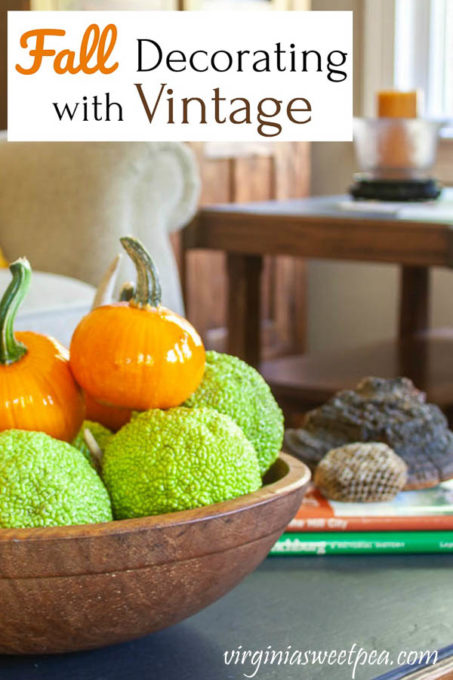 Fall Decorating with Vintage - Sweet Pea