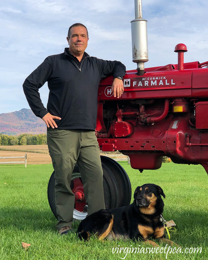 Sherman and David Skulina at Boyden Valley Vineyard in Vermont