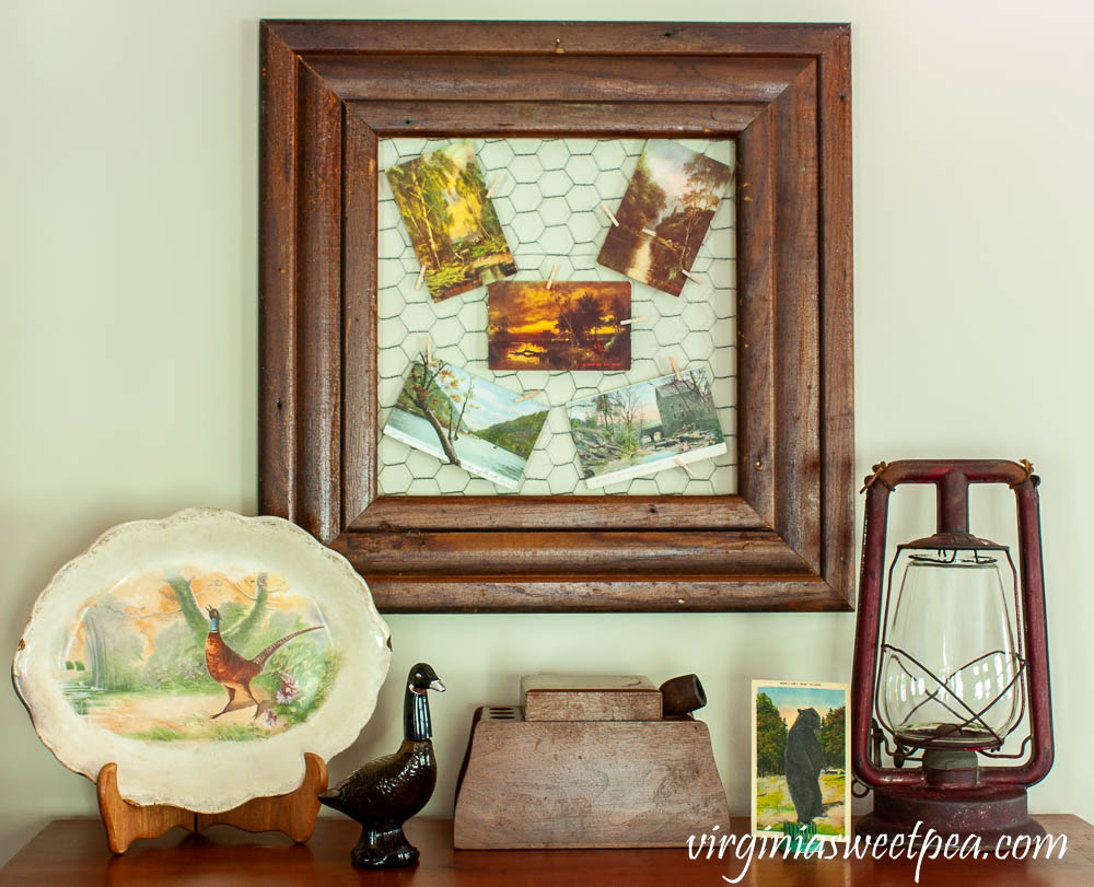 Fall Decor with a Vintage Hunting Theme