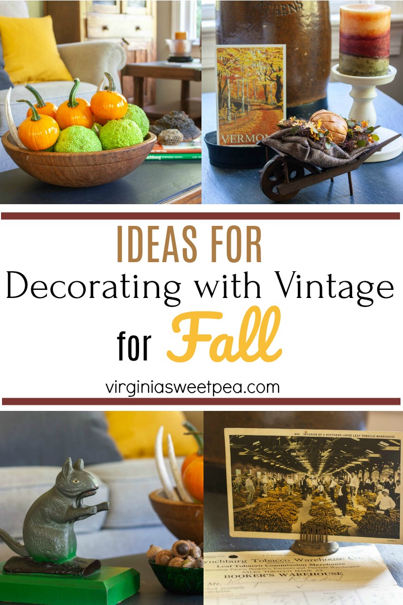 Ideas for Decorating with Vintage for Fall