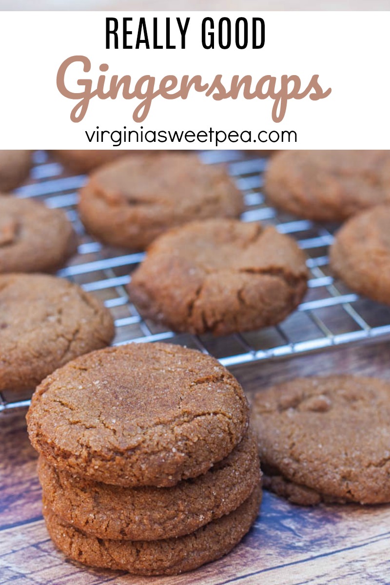 Really Good Gingersnap Cookie Recipe