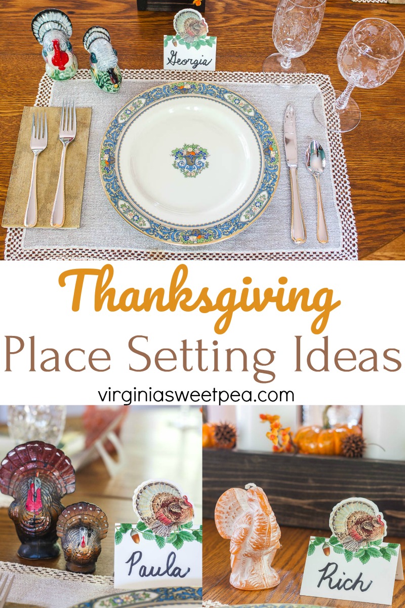 Thanksgiving Place Setting Ideas from 14 Bloggers