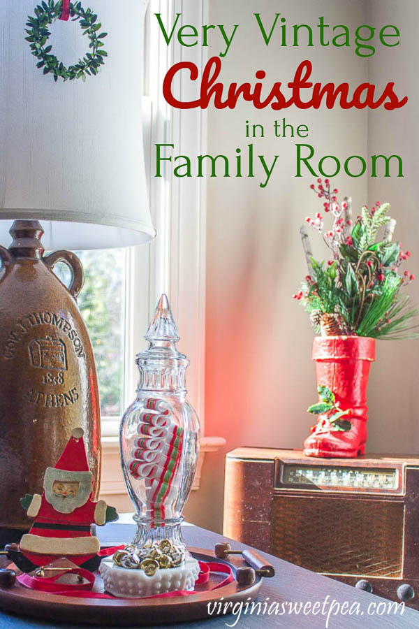 Vintage Christmas in the Family Room - Sweet Pea