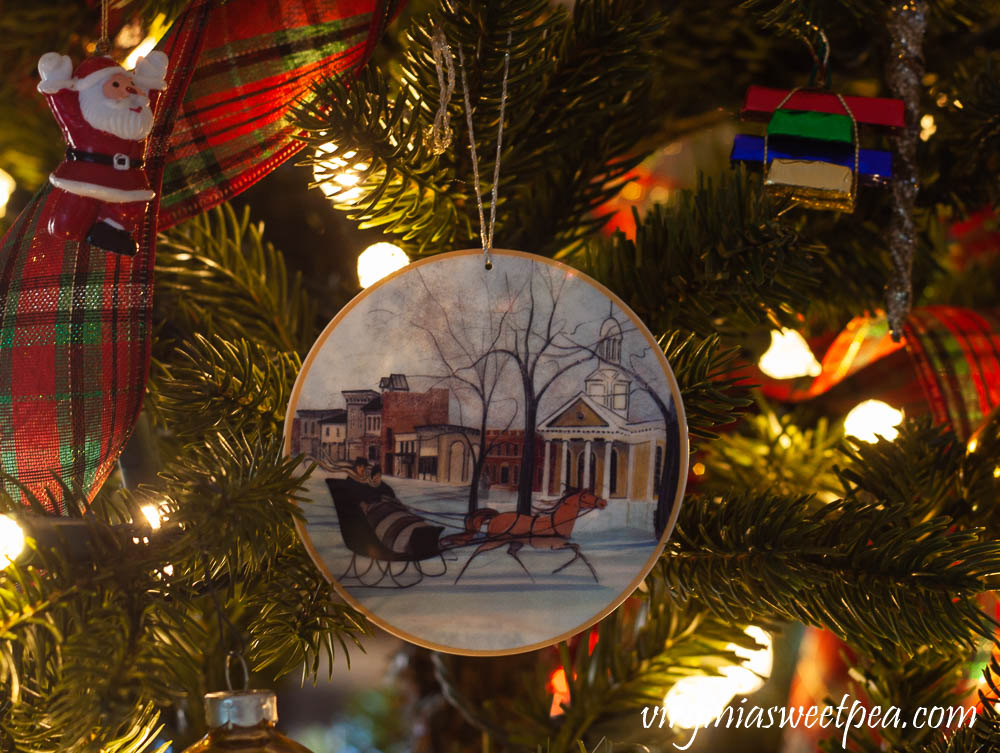 P Buckley Moss Christmas Tree Ornament