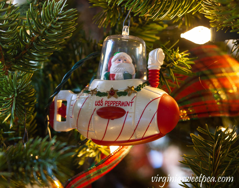 USS Peppermint Hallmark Christmas Ornament