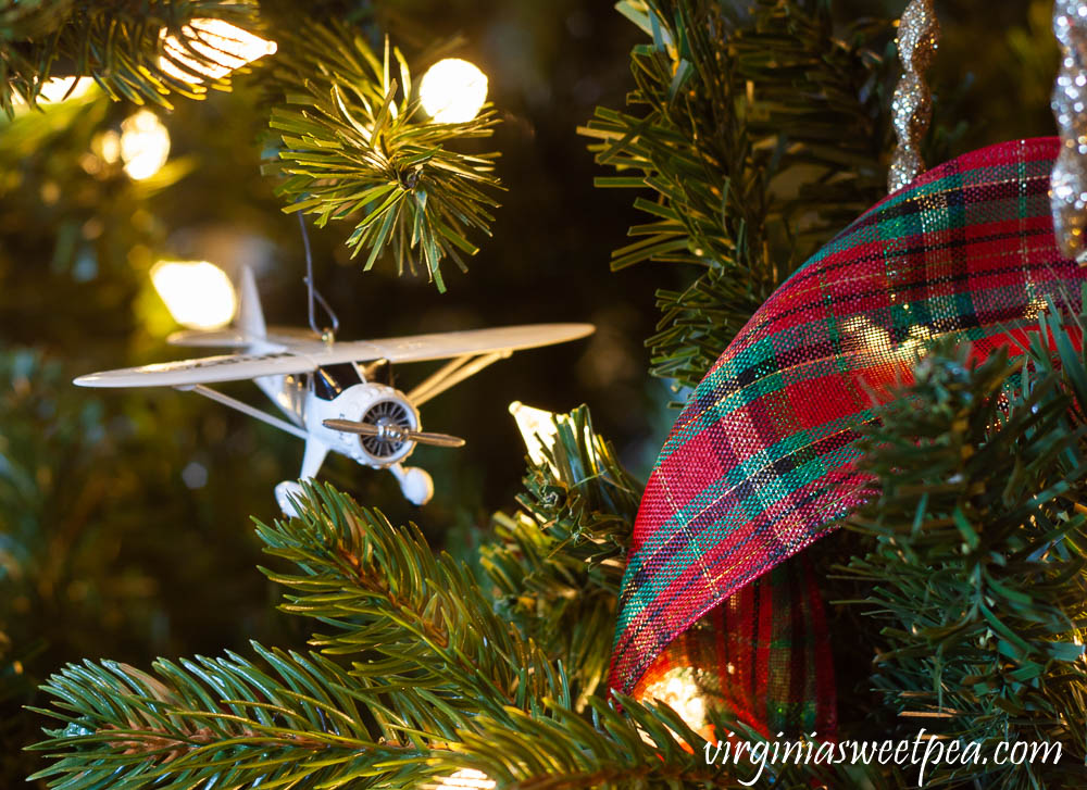 Hallmark Airplane Christmas Tree Ornament