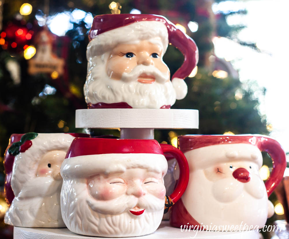 Vintage Santa Mugs