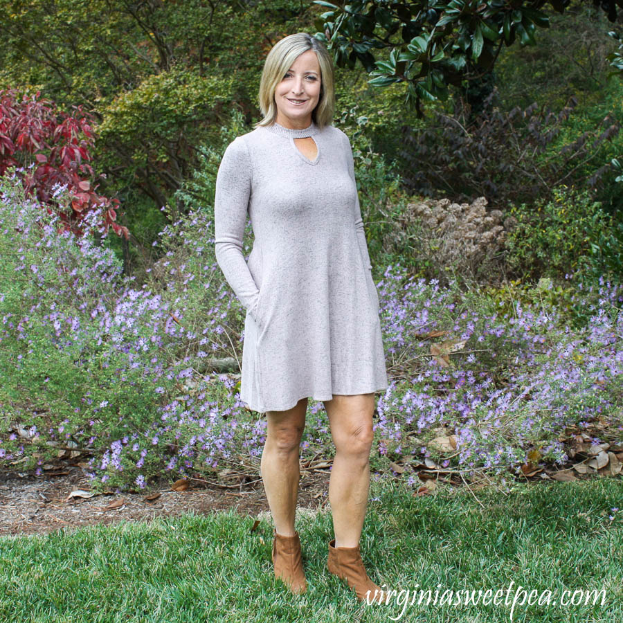 Stitch Fix Fortune + Ivy Caressa Keyhole Hacci Knit Dress