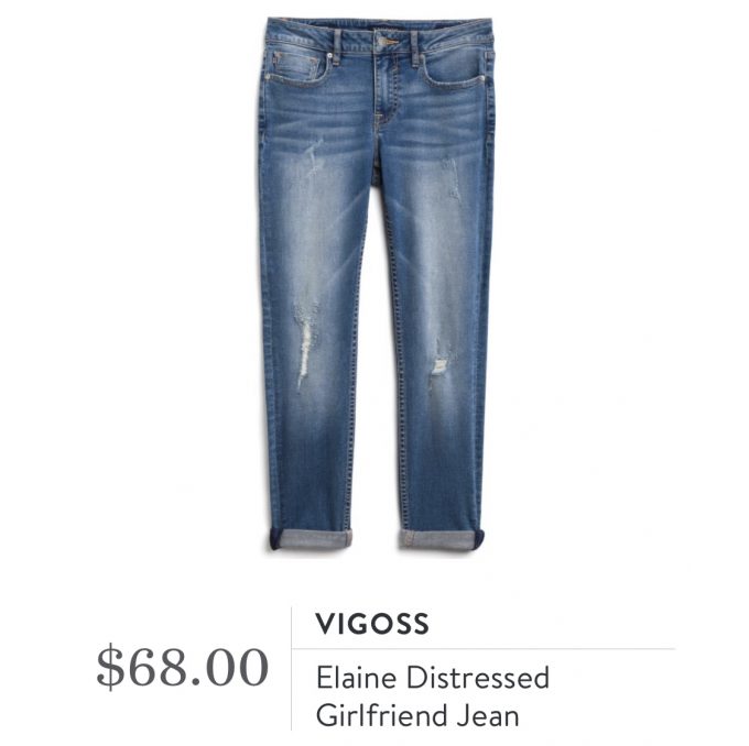 Vigoss Elaine Distressed Girlfriend Jean