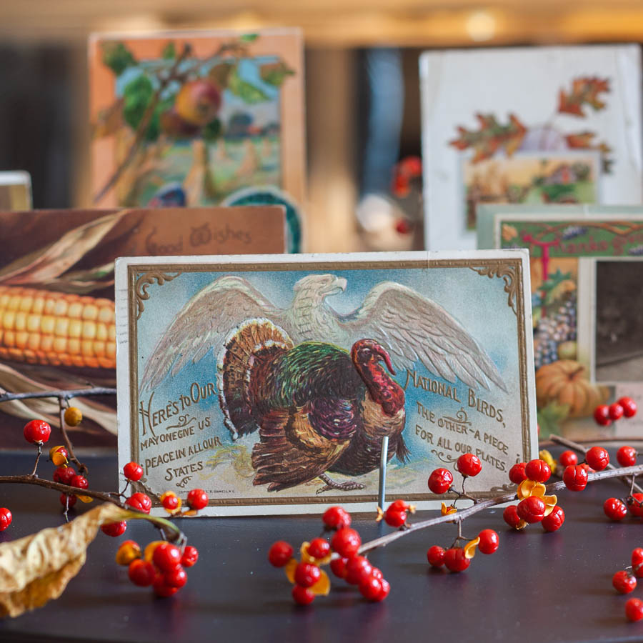 Decorating for Thanksgiving with Vintage