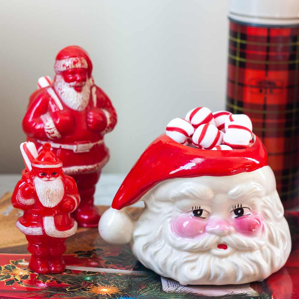 A Very Vintage Christmas in the Formal Living Room