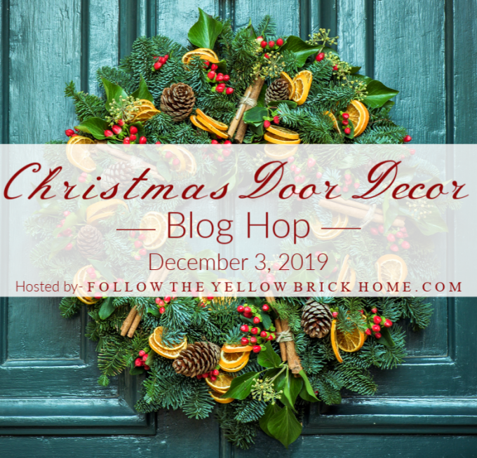 Christmas Door Decor Blog Hop
