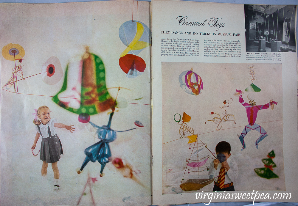 Carnival Toys article from December 25, 1950 Life Magazine