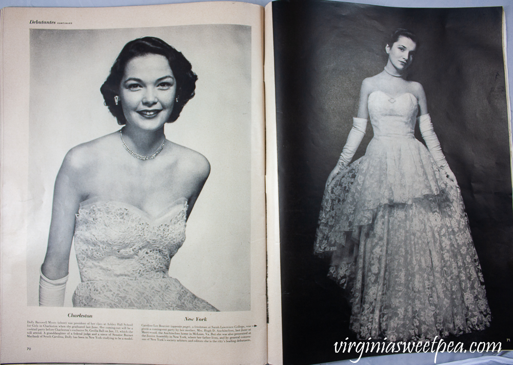 December 25, 1950 Life Magazine - America's Leading Debutants - Charleston and New York