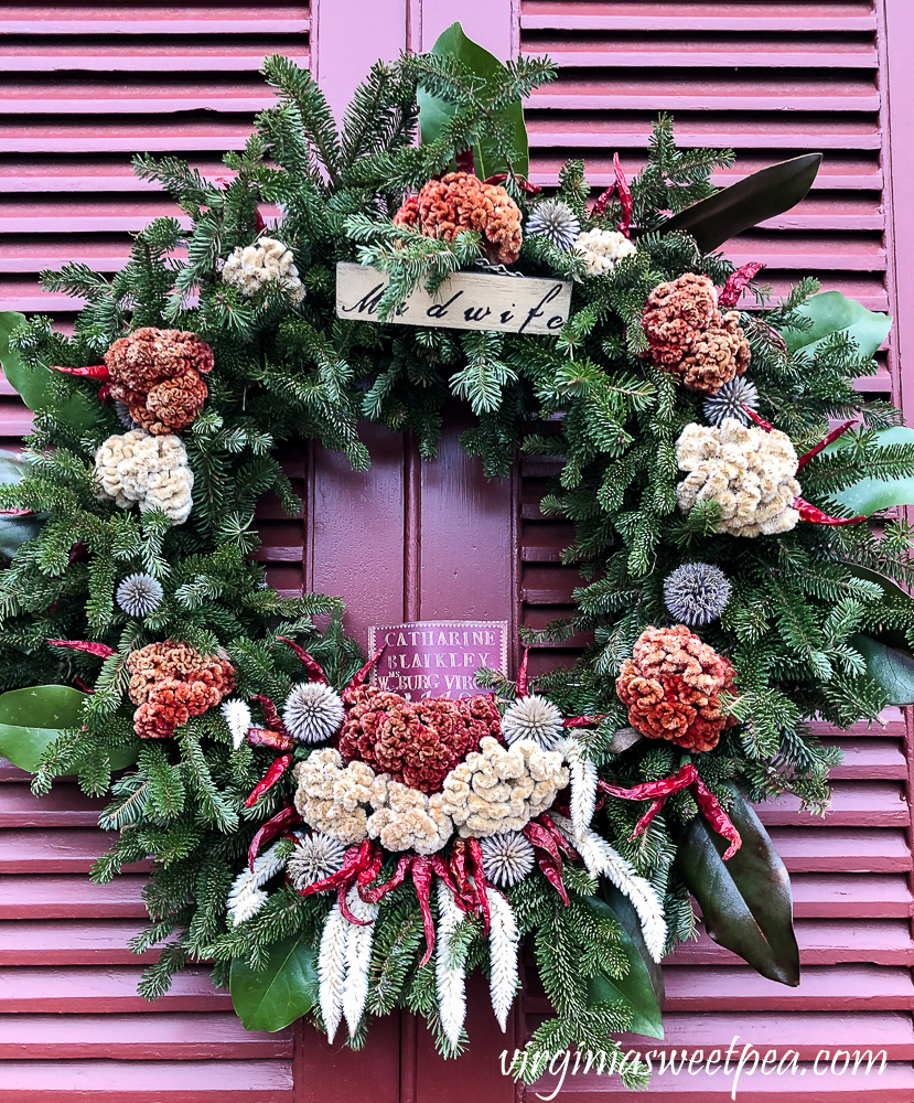 Colonial Williamsburg Christmas Wreath