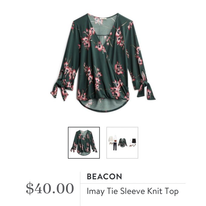 Beacon Imay Tie Sleeve Knit Top