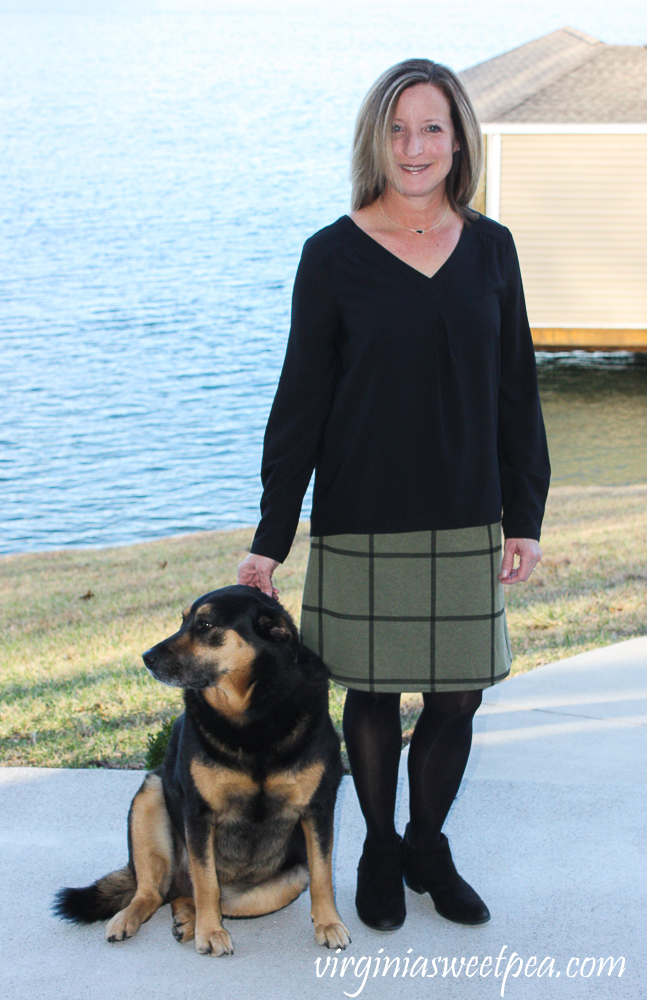 Stitch Fix Review for February 2020 - Renee C Zuma Knit Skirt