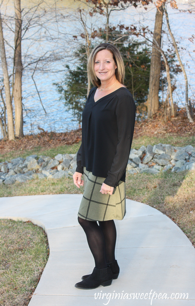 Stitch Fix Review for February 2020 - Renee C Zuma Knit Skirt