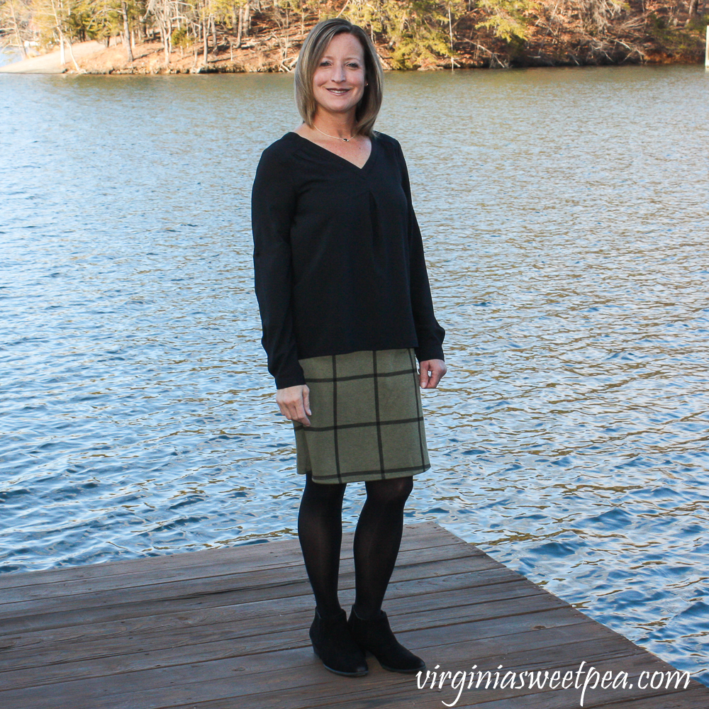 Stitch Fix Review for February 2020 - Renee C Zuma Knit Skirt