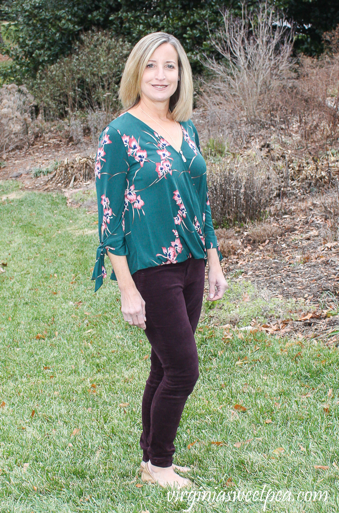 Stitch Fix Review for January 2020 - Beacon Imay Tie Sleeve Knit Top