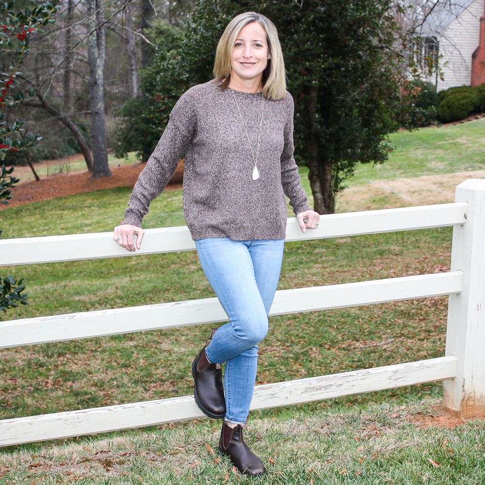 Stitch Fix Review for January 2020 - Emory Park Raz Slouchy Crew Neck Pullover