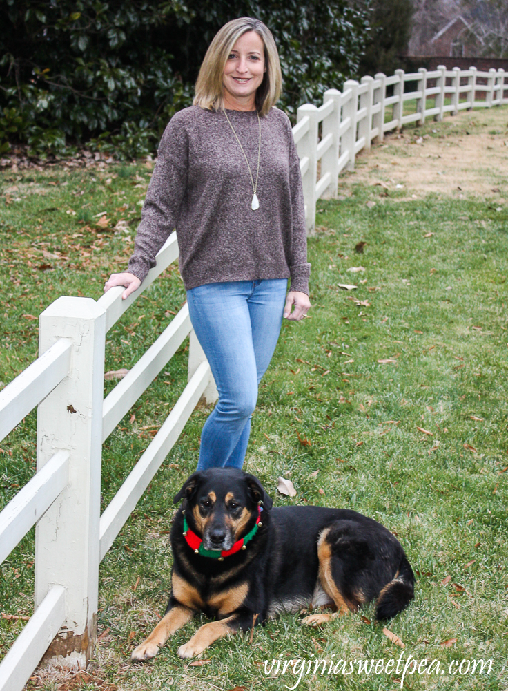 Stitch Fix Review for January 2020 - Emory Park Raz Slouchy Crew Neck Pullover