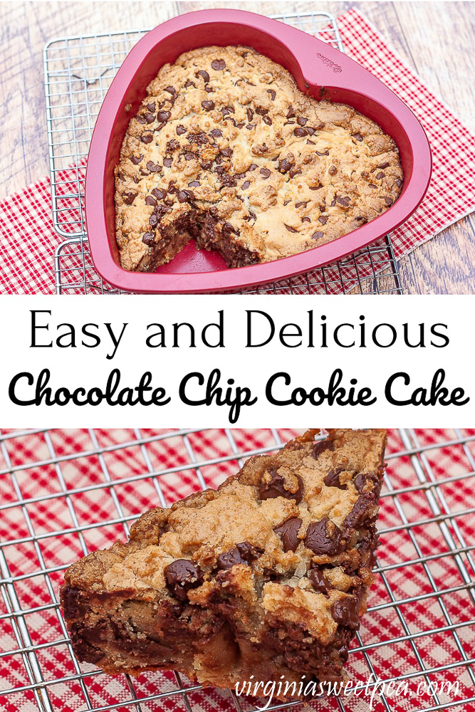Easy and Delicious Chocolate Chip Cookie Cake