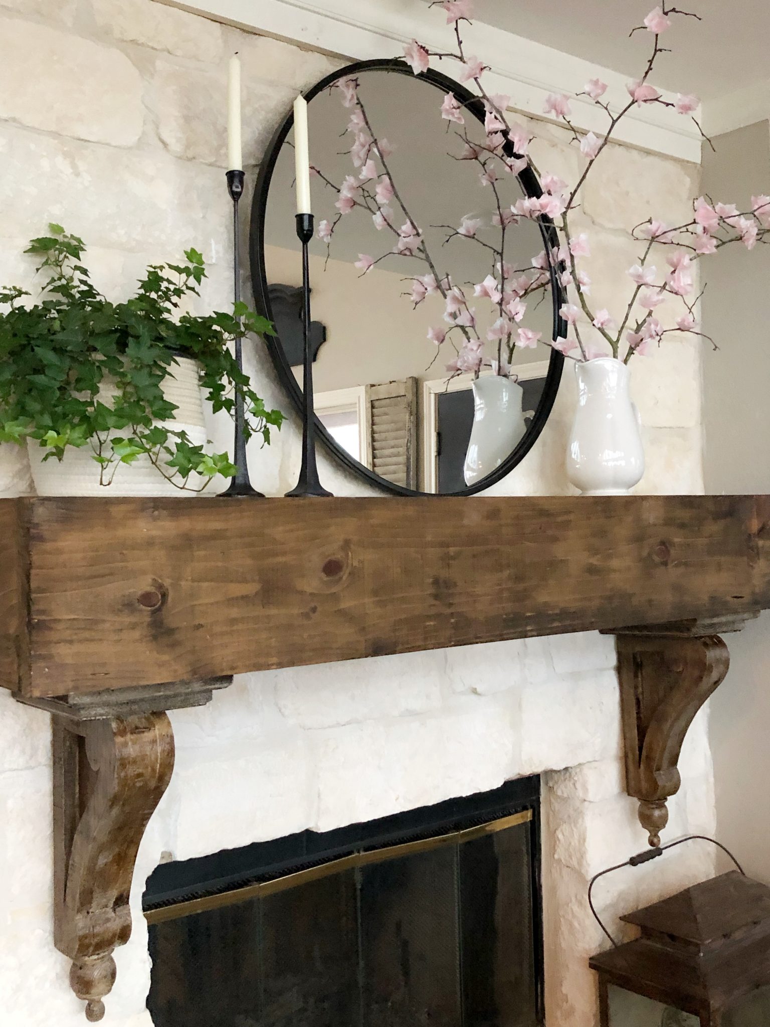 Hip and Humble Style Mantel