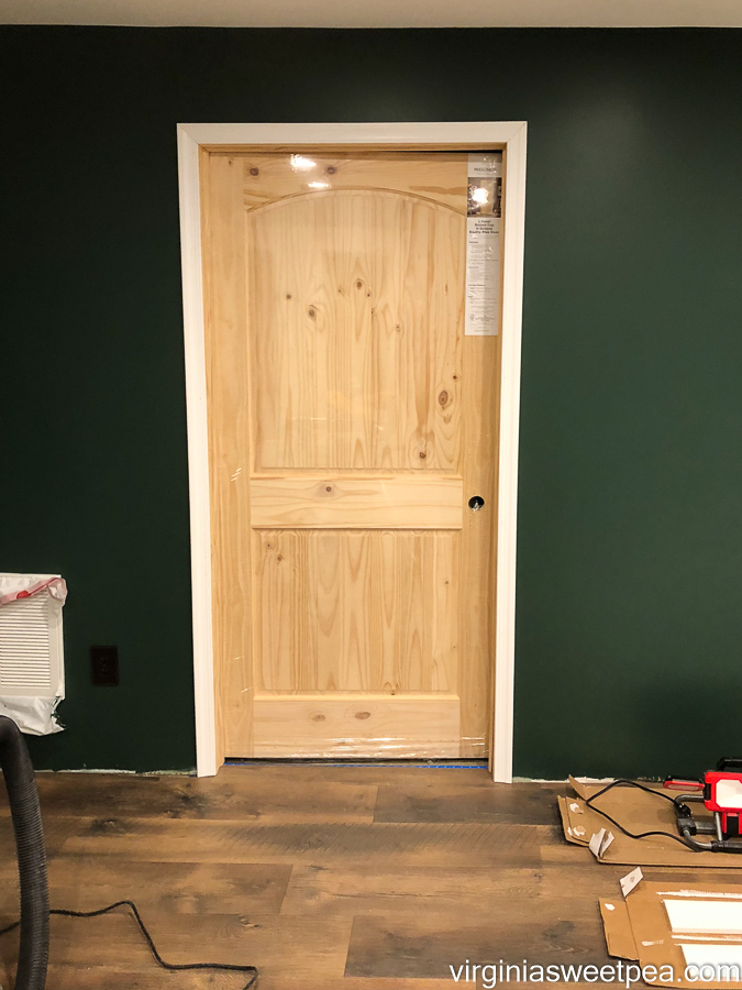 Installing moulding around a door