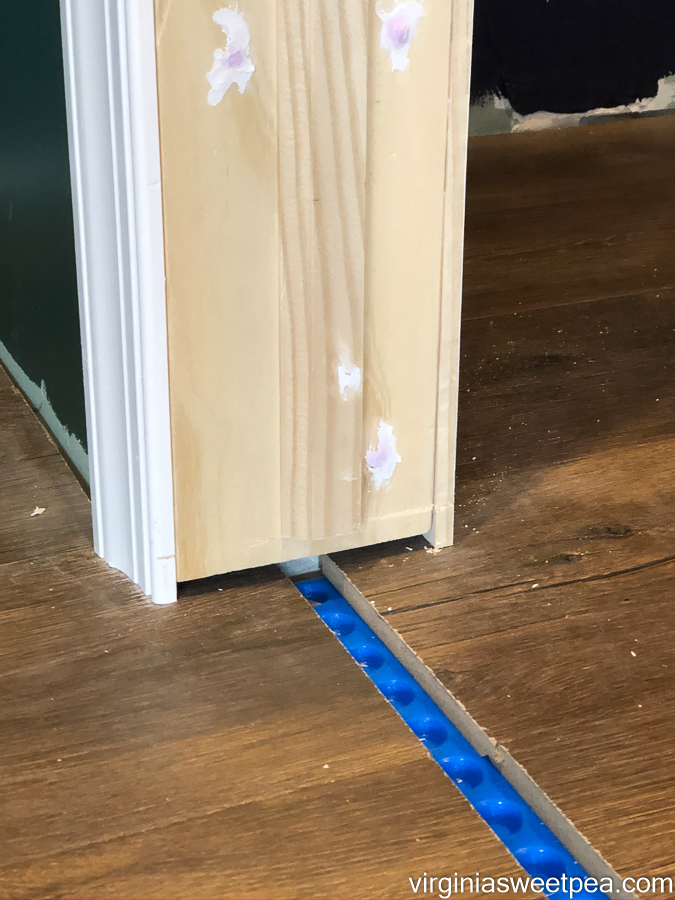How to add a threshold to a doorway