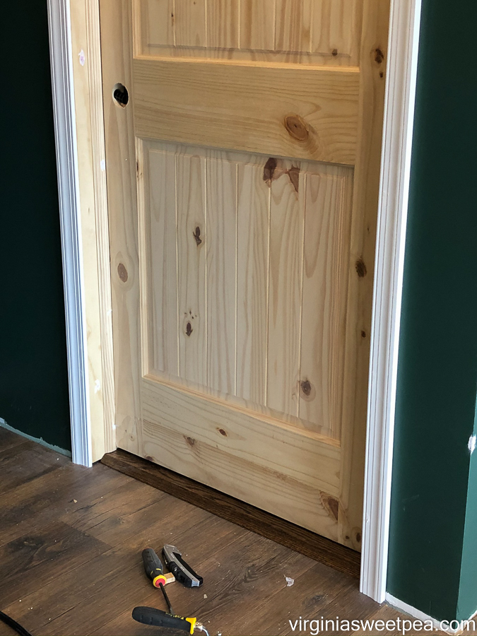 How to add a threshold to a doorway