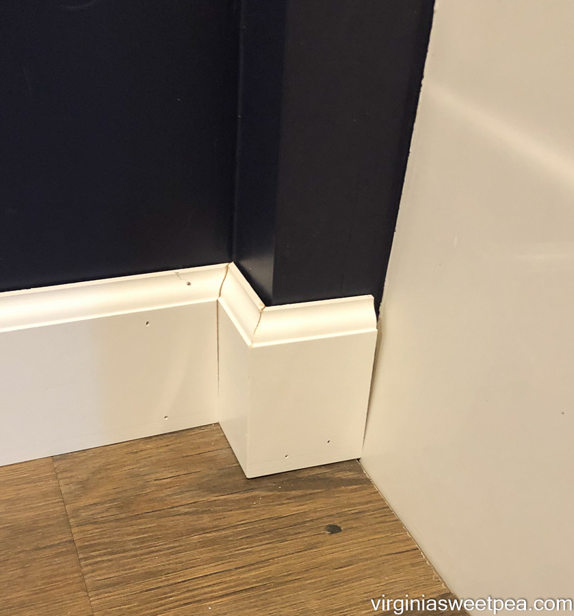 Installing baseboard in a room