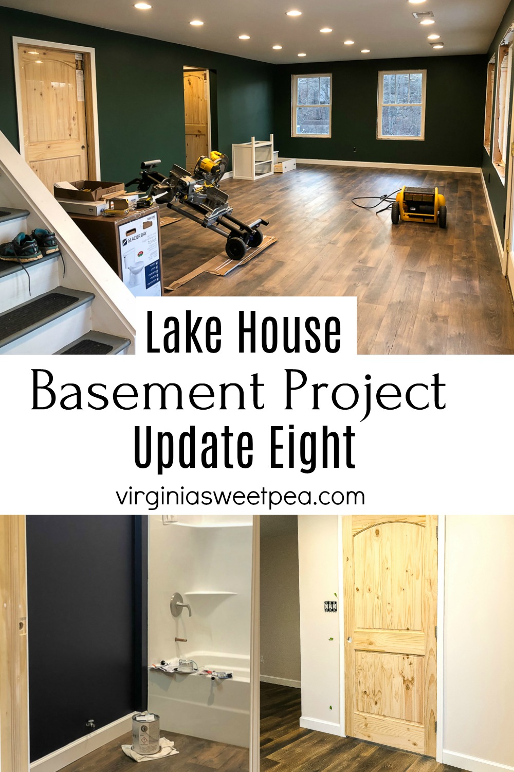 Lake House Basement Project Update Eight