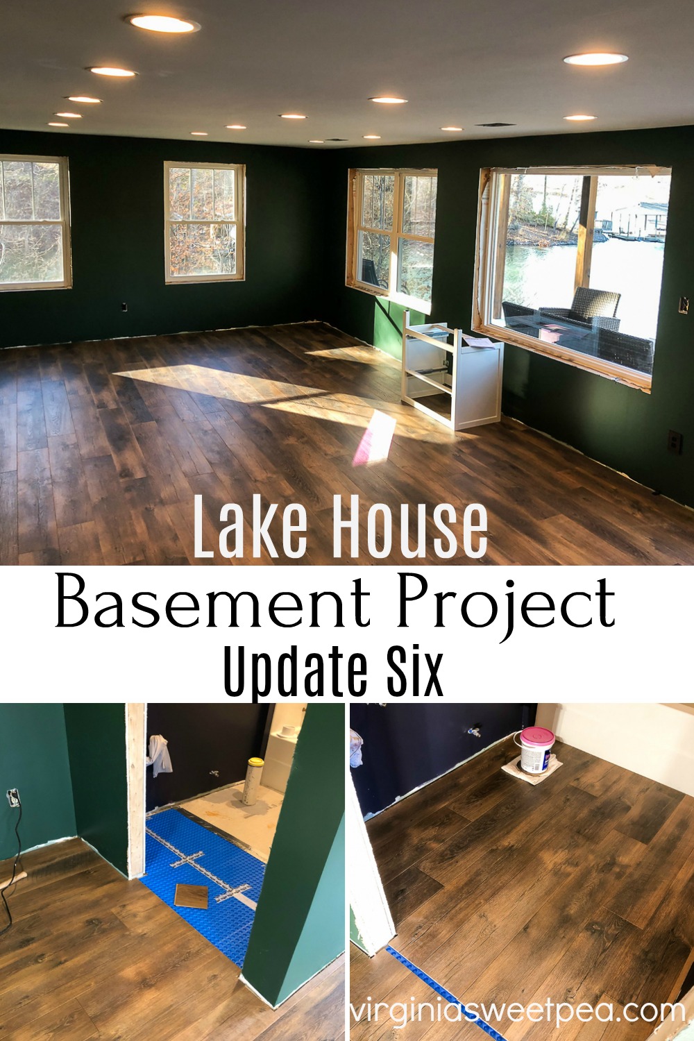 Smith Mountain Lake House Basement Project - Update Six