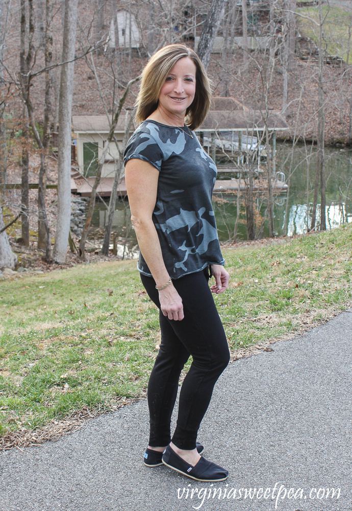 Stitch Fix Review for March 2020 - Free People Clare Roll Cuff Tee and Free People Sunny Drawstring Jogger Pant