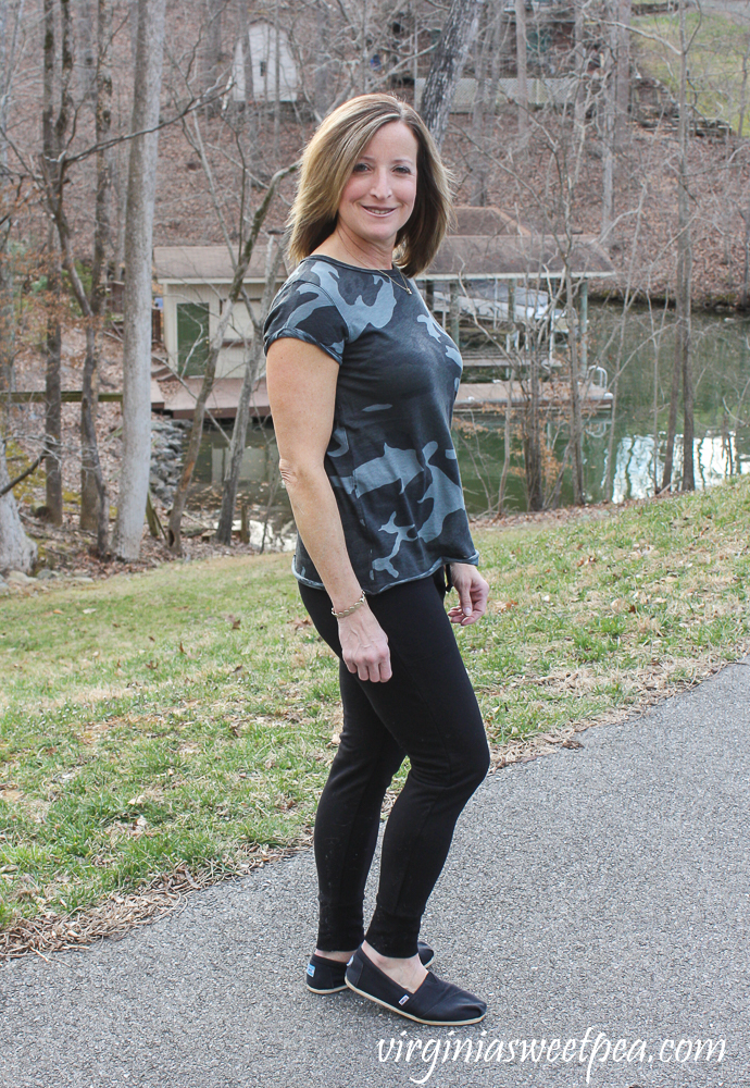Stitch Fix Review for March 2020 - Free People Clare Roll Cuff Tee and Free People Sunny Drawstring Jogger Pant