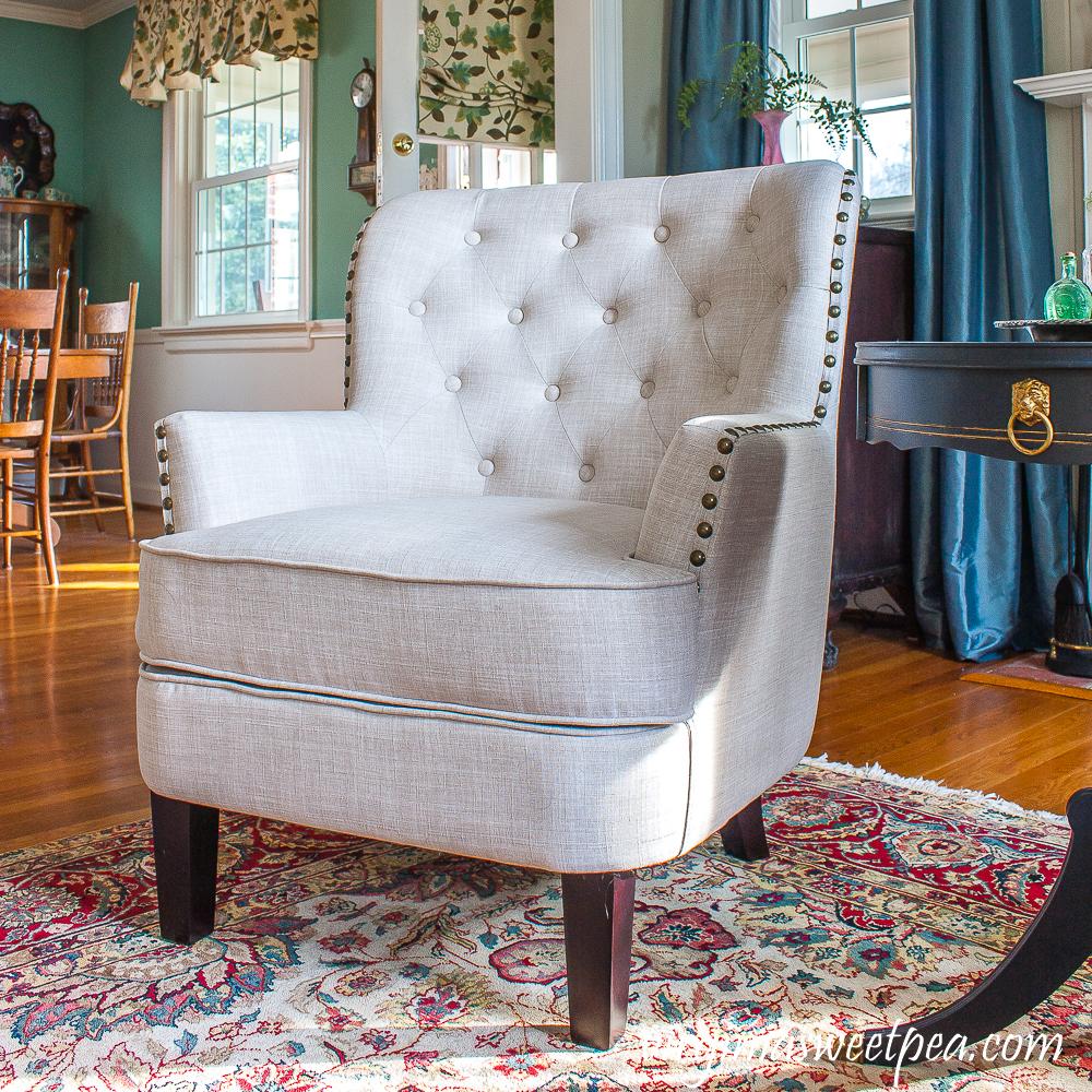 Wayfair Ivo Wingback Chair in Beige Linen