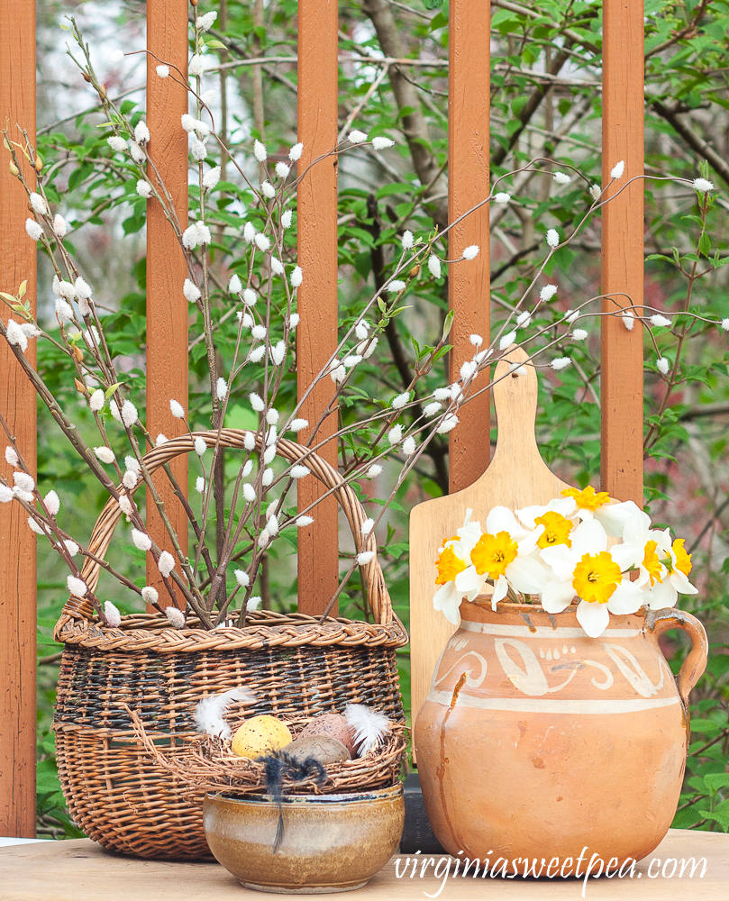 Garden Inspired Spring Vignette