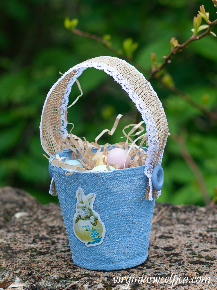 DIY Peat Pot Easter Treat Basket