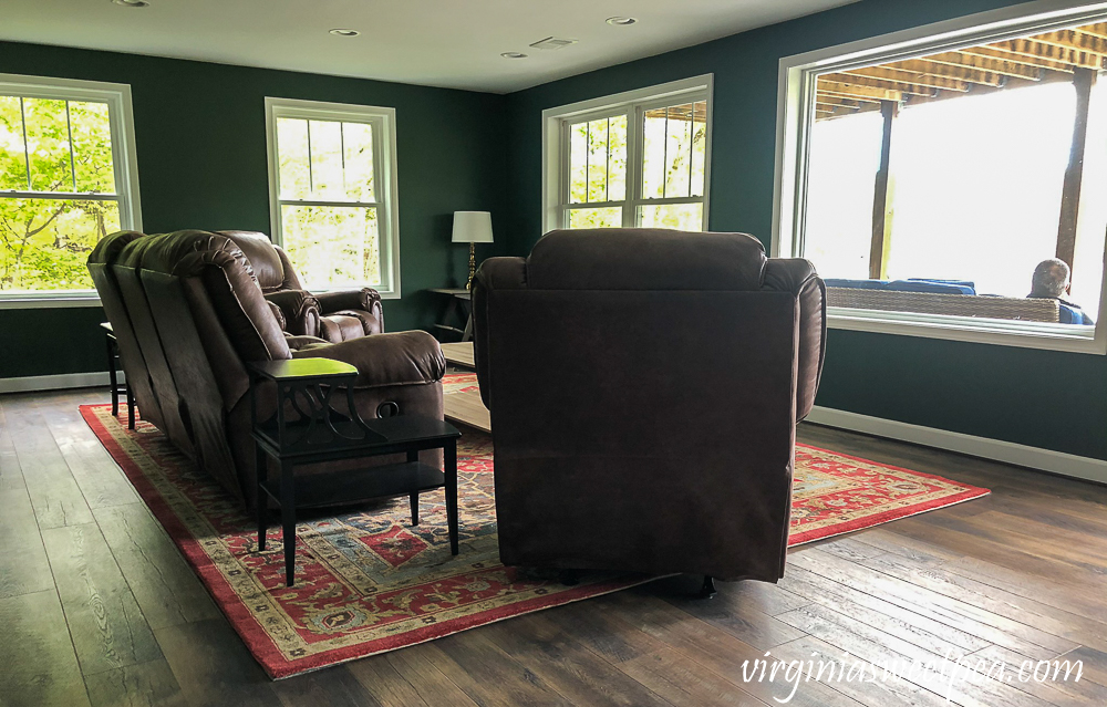 Lake House Basement Family Room